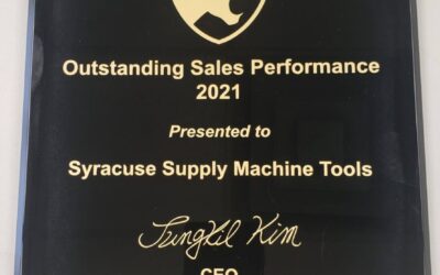 Syracuse Supply Recognized for Outstanding Sales Performance in 2021 by Doosan