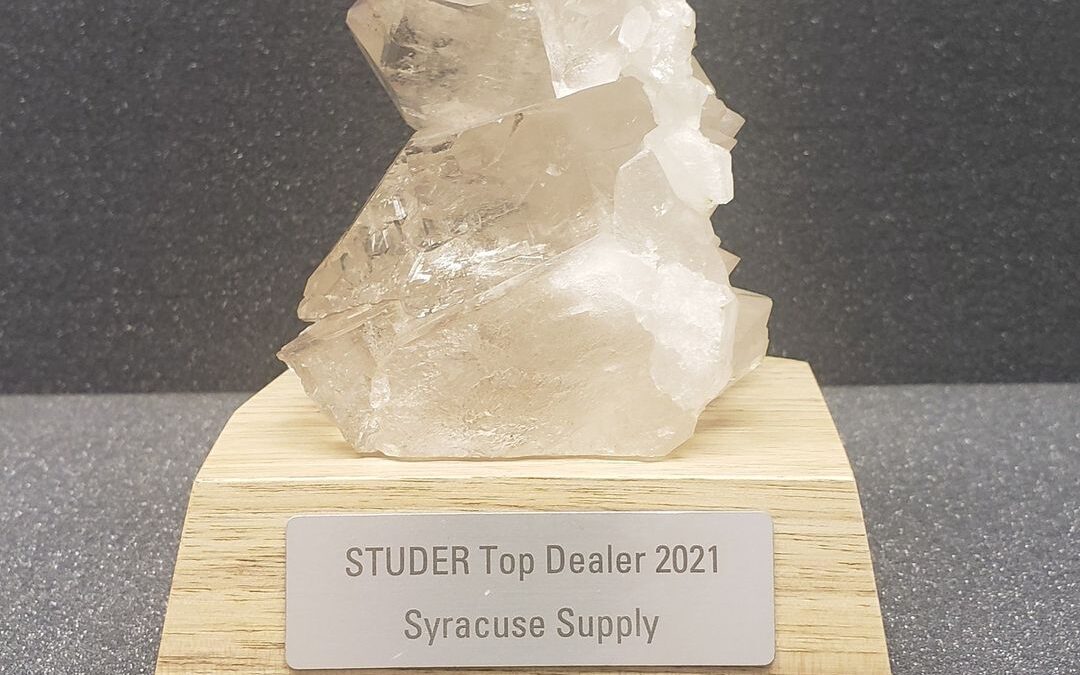 Syracuse Supply Named a Top Dealer in 2021 by Studer